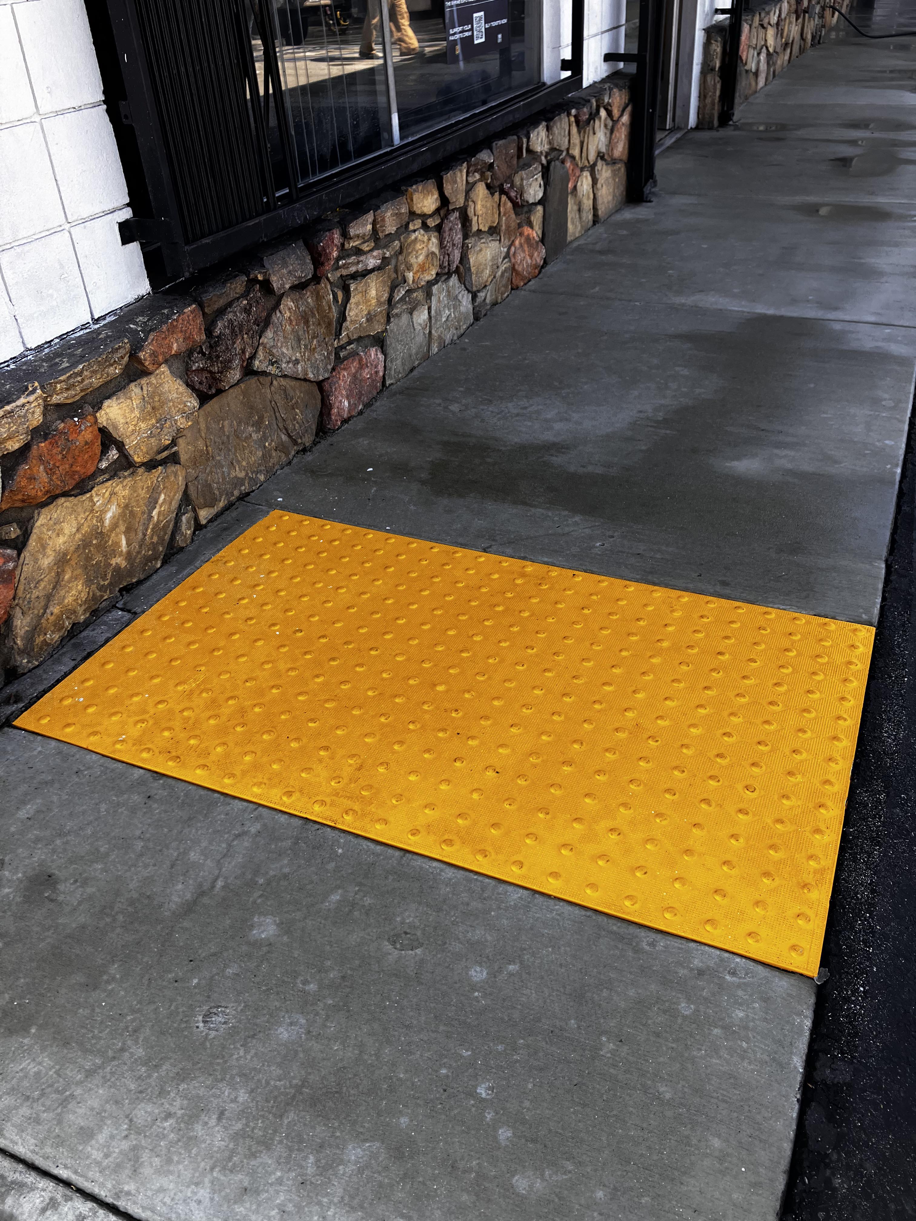 Clean driveway after pressure washing
